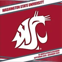 Washington State Cougars 12” x 12” 2026 Team Wall Calendar