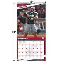 Calendrier mural 2026 des Cougars de l'État de Washington (12 po x 12 po)