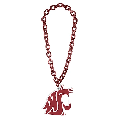 WinCraft Collier avec logo à grande chaîne des Cougars de l'État de Washington