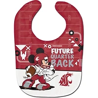 WinCraft Washington State Cougars Disney Mickey All Pro Bavoir pour bébé