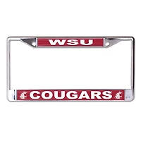 WinCraft Washington State Cougars S/L Color Covered Metal License Plate Frame