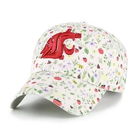 Women's '47  Natural Washington State Cougars Posey Clean Up Adjustable Hat