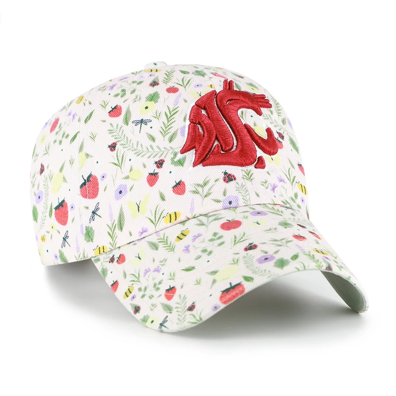 Women's '47 Natural Washington State Cougars Posey Clean Up Adjustable Hat