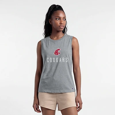 Women's Champion  Black Washington State Cougars Lifestyle Tank Top