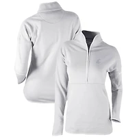 Women's Columbia  Gray Washington State Cougars Omni-Wick Go For It Half-Zip Pullover Top