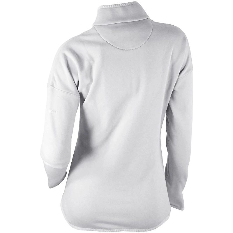 Women's Columbia  Gray Washington State Cougars Omni-Wick Go For It Half-Zip Pullover Top