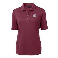 Polo recyclé Virtue Eco Pique pour femme, couleur cramoisie, des Washington State Cougars
