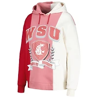 Sweat à capuche color block Gameday Couture pour femmes, cramoisi, Washington State Cougars Hall of Fame