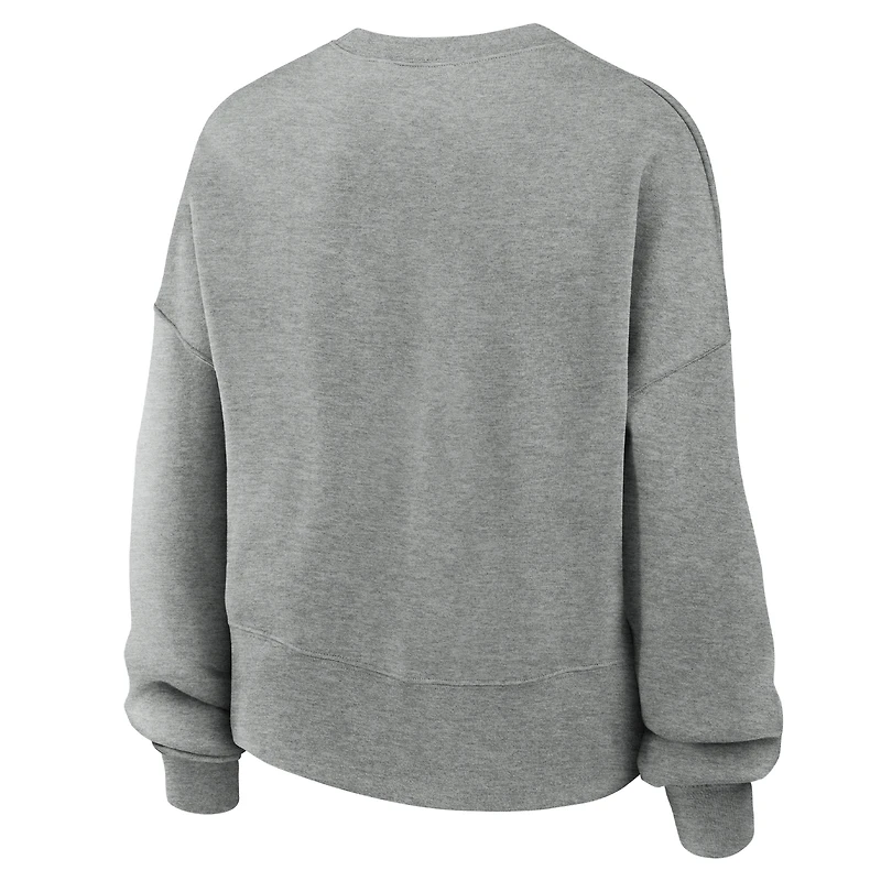Women's Nike Gray Washington State Cougars Phoenix Fleece Pullover Sweatshirt