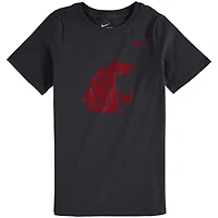 Youth Nike Anthracite Washington State Cougars Cotton Logo T-Shirt
