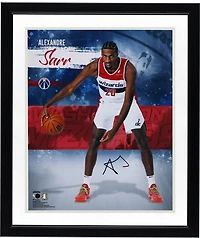 Alexandre Sarr Washington Wizards Autographed 16" x 20" Stylized Photograph