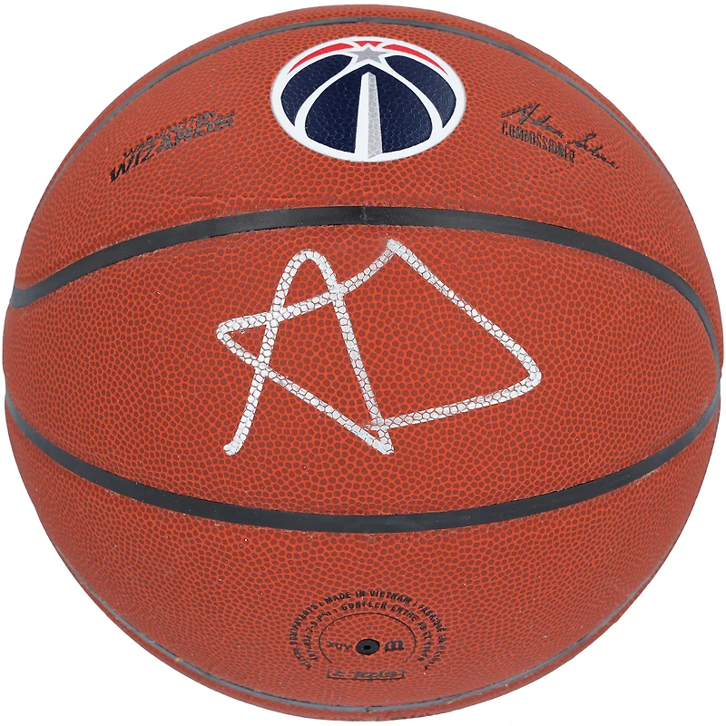 Alexandre Sarr Washington Wizards Autographed Wilson Team Logo Basketball