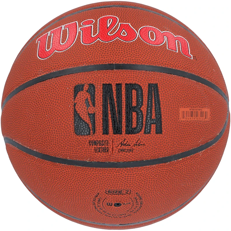 Alexandre Sarr Washington Wizards Autographed Wilson Team Logo Basketball
