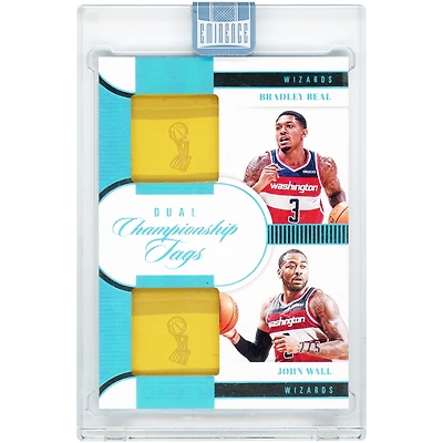 Bradley Beal et John Wall, Washington Wizards, carte Panini Eminence Dual Championship Tags 2024-25 #DCT-WAS #2/5