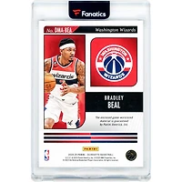 Bradley Beal Washington Wizards 2024-25 Panini Silhouette Jersey Match Dual Material Game-Used NBA Logoman Relics #DMA-BEA #3/5 Card