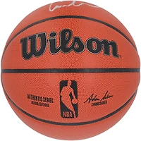 Ballon de basket-ball intérieur/extérieur Wilson Authentic Series autographié par Cam Whitmore, Washington Wizards