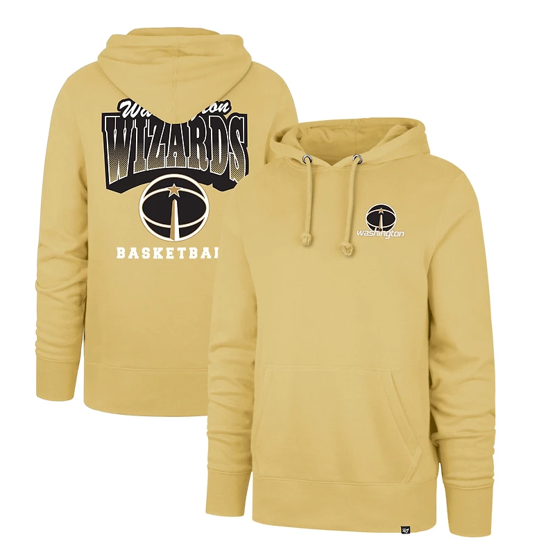 Sweat à capuche pour homme '47 Gold Washington Wizards 2025/26 City Edition Jab Step Headline
