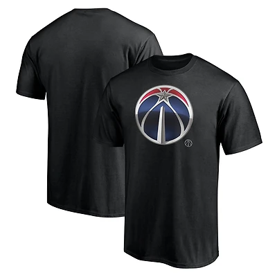 T-shirt noir pour homme avec mascotte des Washington Wizards de minuit