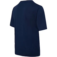 Ensemble de nuit t-shirt et pantalon pyjama College Concepts pour hommes, bleu marine/rouge, Washington Wizards Arctic