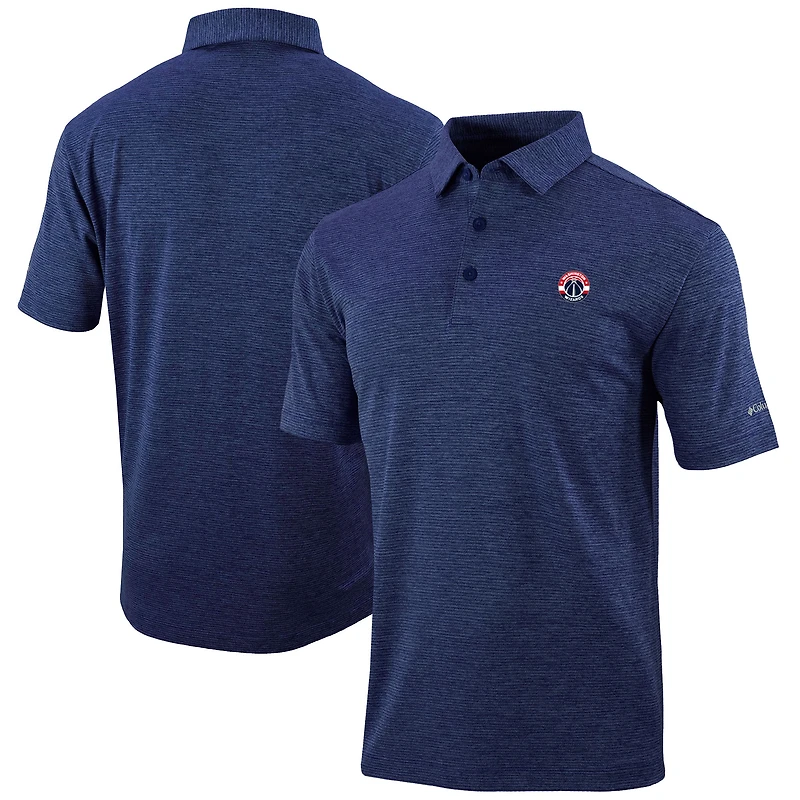 Polo Columbia Omni-Wick Set II bleu marine pour homme des Washington Wizards