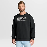 Men's Fanatics Black Washington Wizards Crossover Collection Defensive Rotation Drill Premium Pullover Sweatshirt