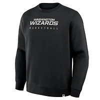 Sweat-shirt à capuche premium Fanatics Black Washington Wizards Crossover Collection Defensive Rotation Drill pour homme