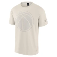 T-shirt emblématique des Washington Wizards pour hommes Fanatics Cream Elements