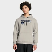 Men's Fanatics Off White Washington Wizards Crossover Collection Blocked Shot Premium Pullover Hoodie