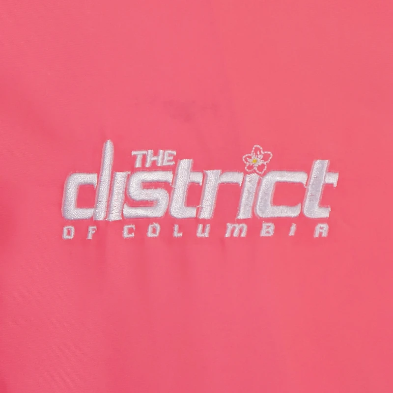 Men's JH Design Pink Washington Wizards 2022/23 City Edition Full-Zip Nylon Bomber Jacket