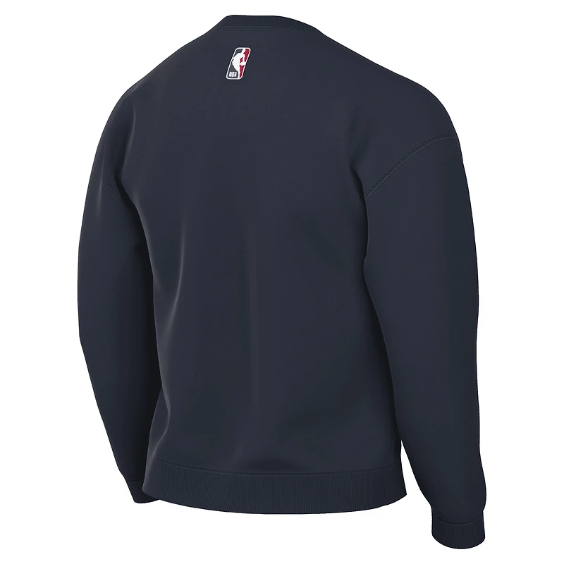 Sweat-shirt Jordan Brand bleu marine Washington Wizards Statement Edition pour homme