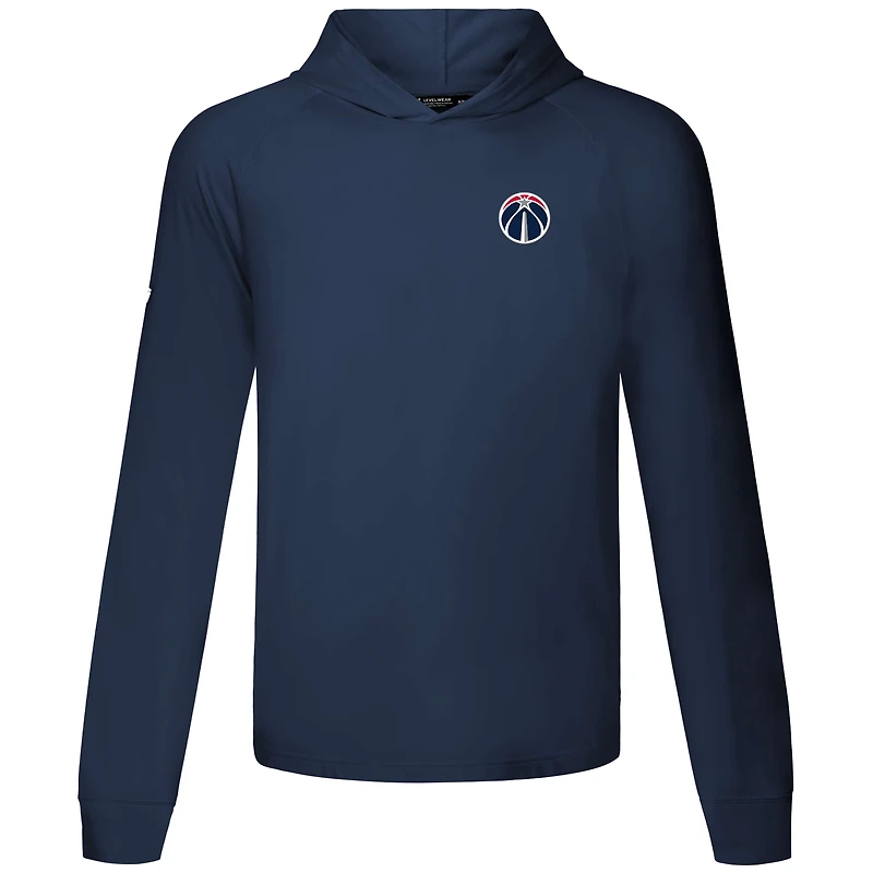 Men's Levelwear Navy Washington Wizards Dimension R Pullover Hoodie