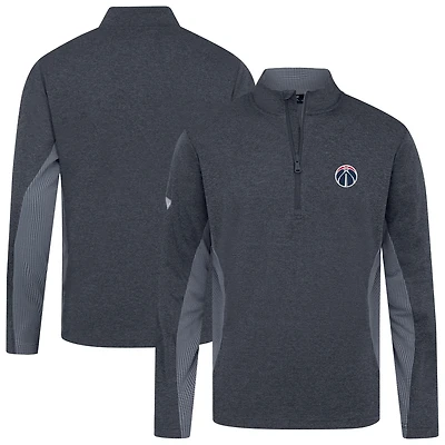 Haut à fermeture éclair quart de tour Waffle Insignia 2.0 bleu marine pour homme Levelwear des Washington Wizards
