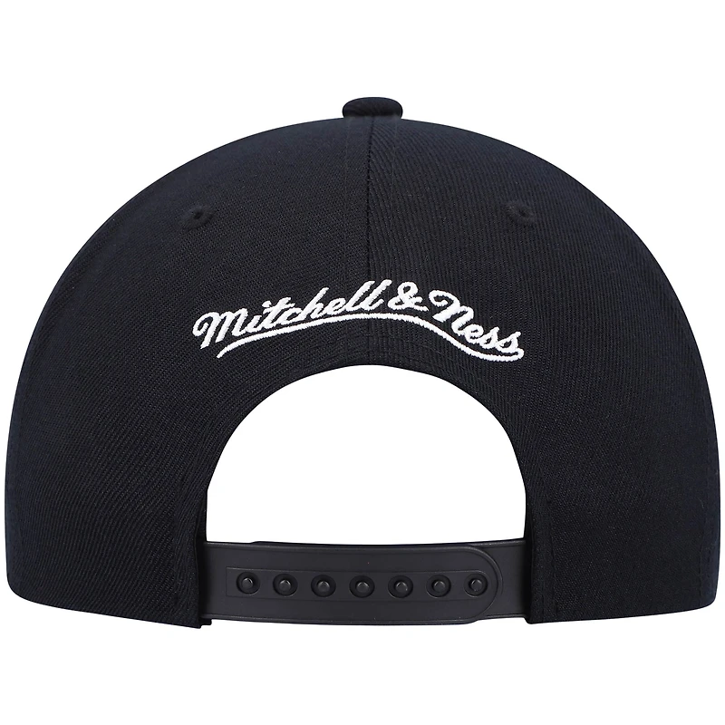 Casquette Snapback noire Mitchell & Ness Washington Wizards Hardwood Classics Script 2.0 pour hommes