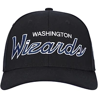 Mitchell & Ness pour homme Noir Washington Wizards MVP Team Script 2.0 Stretch Snapback Hat