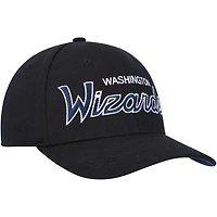 Mitchell & Ness pour homme Noir Washington Wizards MVP Team Script 2.0 Stretch Snapback Hat