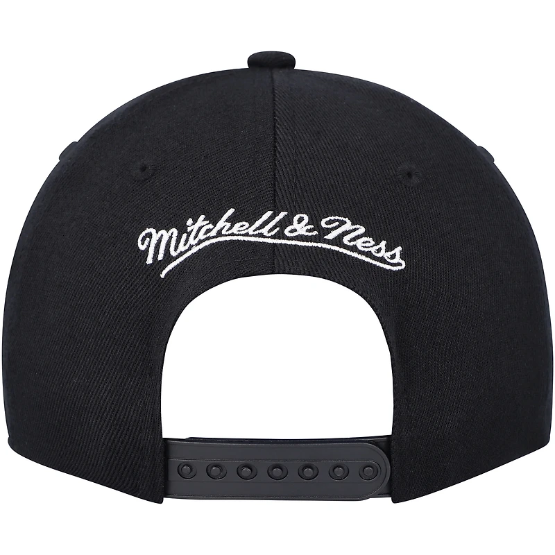 Mitchell & Ness pour homme Noir Washington Wizards MVP Team Script 2.0 Stretch Snapback Hat