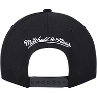 Mitchell & Ness pour homme Noir Washington Wizards MVP Team Script 2.0 Stretch Snapback Hat