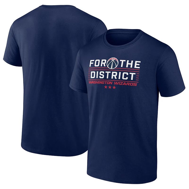 T-shirt bleu marine pour homme Washington Wizards Full Court Press