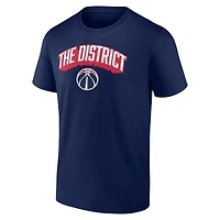 Men's  Navy Washington Wizards Half Court Offense T-Shirt
