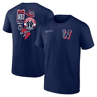 Men's  Navy Washington Wizards Split Zone T-Shirt