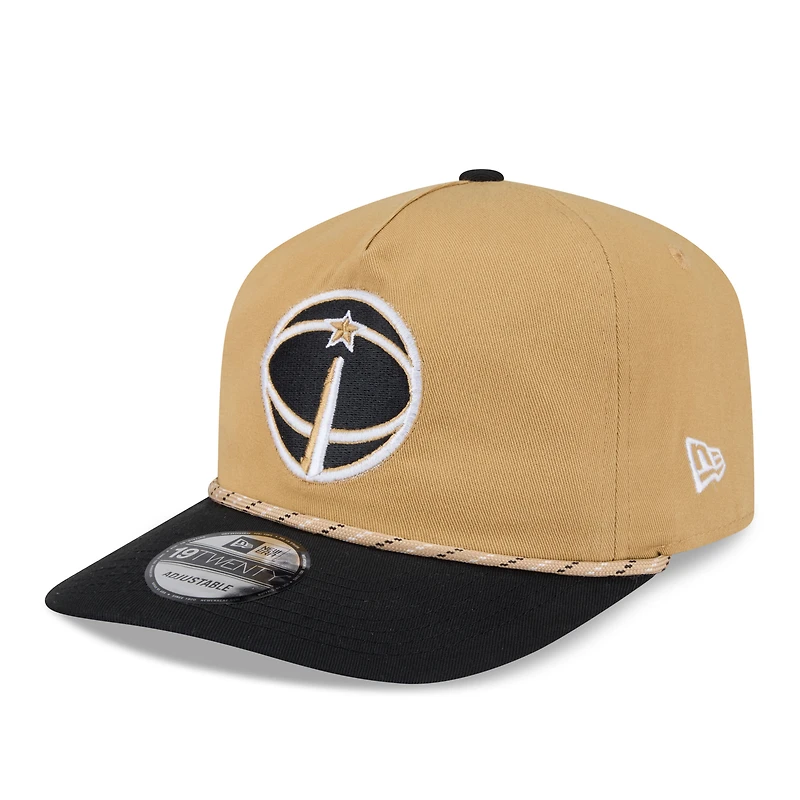 Men's New Era Gold/Black Washington Wizards 2025/26 City Edition 19TWENTY Adjustable Hat