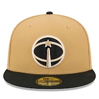 Men's New Era Gold/Black Washington Wizards 2025/26 City Edition 59FIFTY Fitted Hat