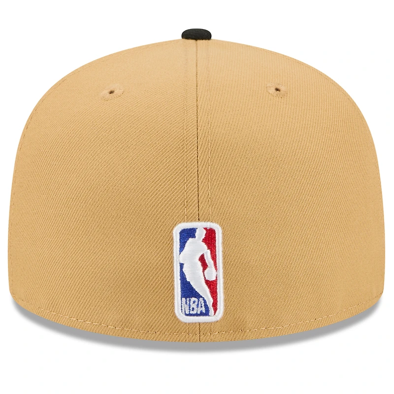 Men's New Era Gold/Black Washington Wizards 2025/26 City Edition 59FIFTY Fitted Hat