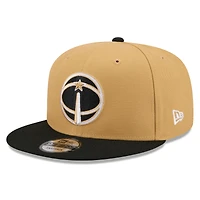 Men's New Era Gold/Black Washington Wizards 2025/26 City Edition 9FIFTY Snapback Hat
