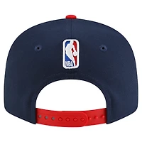 Men's New Era Navy/Red Washington Wizards Jersey Hook Statement Edition 9FIFTY Snapback Hat