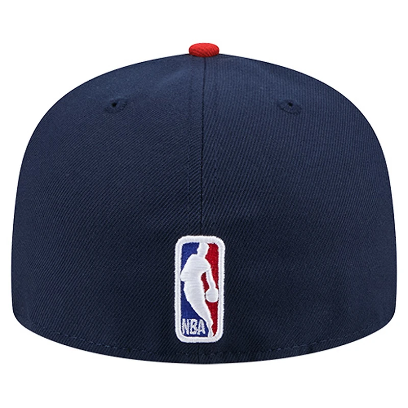 Casquette ajustée New Era bleu marine Washington Wizards Statement Edition Jersey Hook 59Fifty pour homme