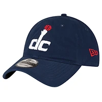 Casquette ajustable New Era bleu marine Washington Wizards Team 2.0 9TWENTY pour homme