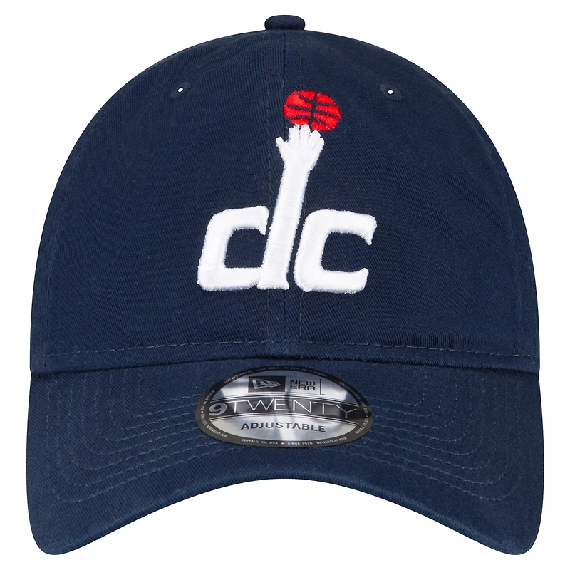 Casquette réglable bleu marine Washington Wizards Team 2.0 9TWENTY New Era pour homme