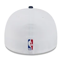 Men's New Era White/Navy Washington Wizards 2025 NBA Draft A-Frame 59FIFTY Fitted Hat