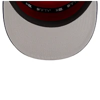 Casquette snapback 9FIFTY blanche/bleu marine pour homme New Era Washington Wizards 2025 NBA Tip Off Split Panel